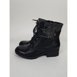 Baretraps Oneil Boots Women's Size 8.5 M Black Traction Sole